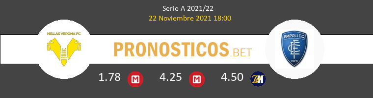 Hellas Verona vs Empoli Pronostico (22 Nov 2021) 1