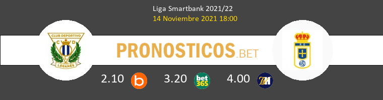 Leganés vs Real Oviedo Pronostico (14 Nov 2021) 1