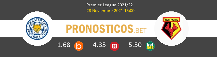 Leicester vs Watford Pronostico (28 Nov 2021) 1