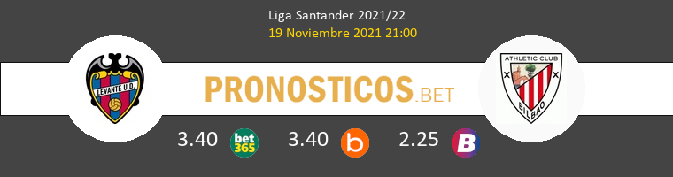 Levante vs Athletic Pronostico (19 Nov 2021) 1