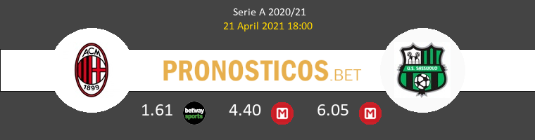 AC Milan vs Sassuolo Pronostico (28 Nov 2021) 1