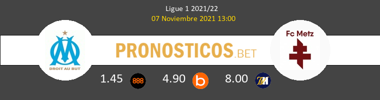 Marsella vs Metz Pronostico (7 Nov 2021) 1