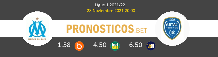 Olympique Marseille vs Troyes Pronostico (28 Nov 2021) 1