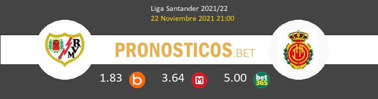 Rayo Vallecano vs Mallorca Pronostico (22 Nov 2021) 1