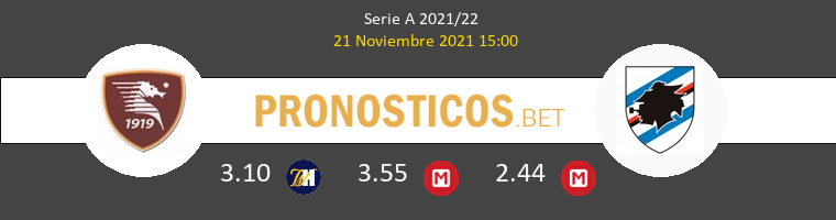 Salernitana vs Sampdoria Pronostico (21 Nov 2021) 1