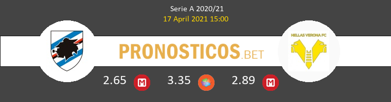 Sampdoria vs Hellas Verona Pronostico (27 Nov 2021) 1