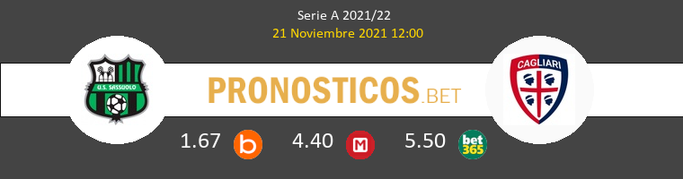 Sassuolo vs Cagliari Pronostico (21 Nov 2021) 1