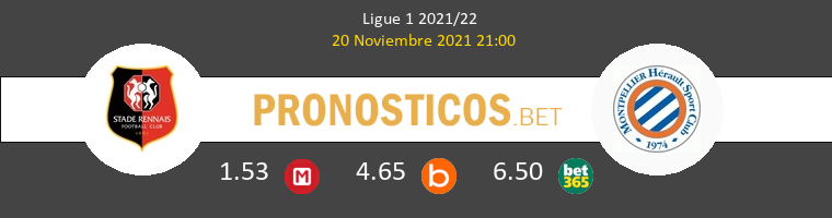 Stade Rennais vs Montpellier Pronostico (20 Nov 2021) 1