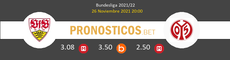 Stuttgart vs Mainz 05 Pronostico (26 Nov 2021) 1