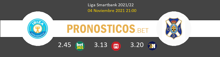 UD Ibiza vs Tenerife Pronostico (4 Nov 2021) 1