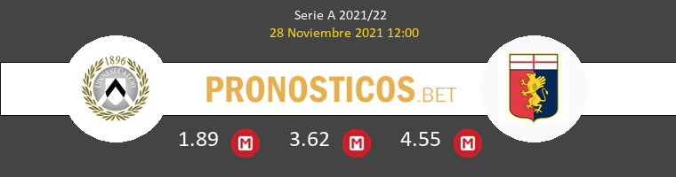 Udinese vs Genova Pronostico (28 Nov 2021) 1
