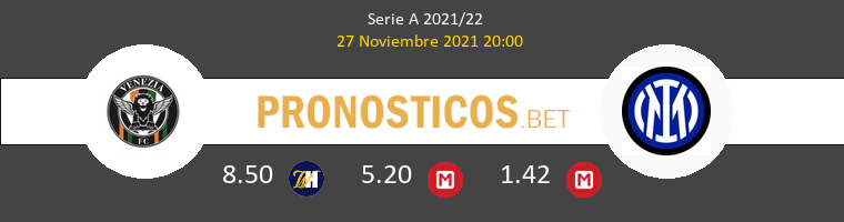 Venezia vs Inter Pronostico (27 Nov 2021) 1