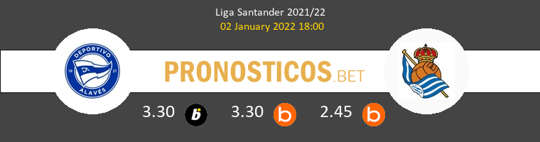 Alavés vs Real Sociedad Pronostico (2 Ene 2022) 1