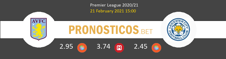 Aston Villa vs Leicester Pronostico (5 Dic 2021) 1