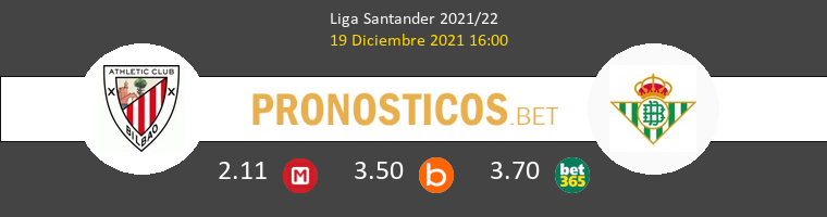 Athletic de Bilbao vs Real Betis Pronostico (19 Dic 2021) 1