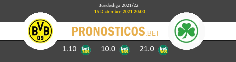 Borussia vs Greuther Fürth Pronostico (15 Dic 2021) 1