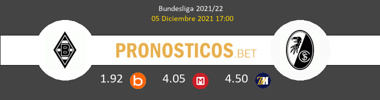 B. Mönchengladbach vs SC Freiburg Pronostico (5 Dic 2021) 1