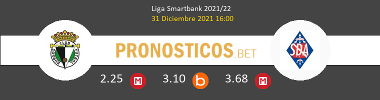 Burgos vs SD Amorebieta Pronostico (31 Dic 2021) 1