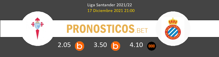 Celta vs Espanyol Pronostico (17 Dic 2021) 1