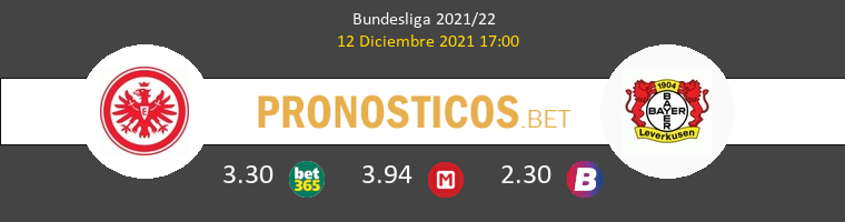 Eintracht Frankfurt vs Leverkusen Pronostico (12 Dic 2021) 1