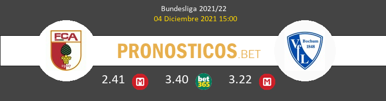 FC Augsburg vs VfL Bochum Pronostico (4 Dic 2021) 1