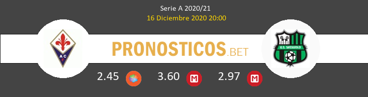 Fiorentina vs Sassuolo Pronostico (19 Dic 2021) 1