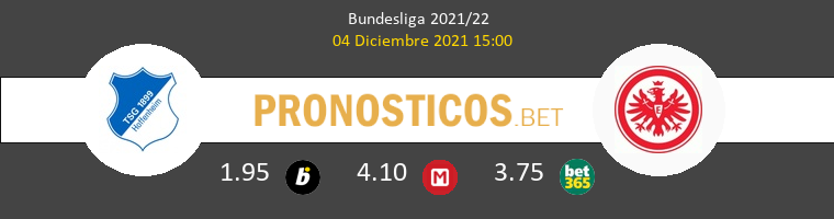 Hoffenheim vs Eintracht Frankfurt Pronostico (4 Dic 2021) 1