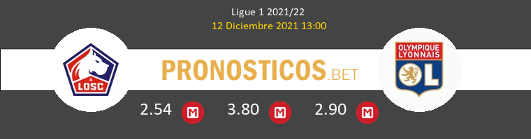 Lille vs Olympique Lyonnais Pronostico (12 Dic 2021) 1