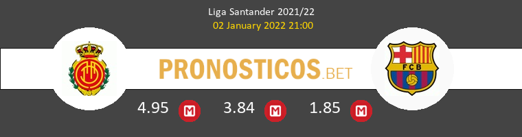Mallorca vs Barcelona Pronostico (2 Ene 2022) 1