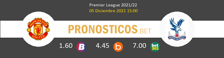 Manchester United vs Crystal Palace Pronostico (5 Dic 2021) 1