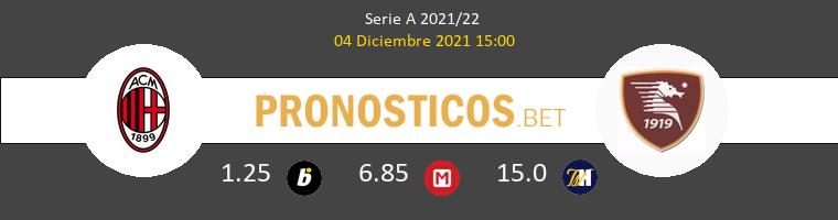 AC Milan vs Salernitana Pronostico (4 Dic 2021) 1