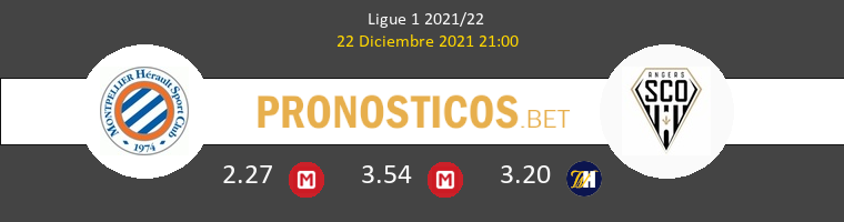 Montpellier vs Angers SCO Pronostico (22 Dic 2021) 1