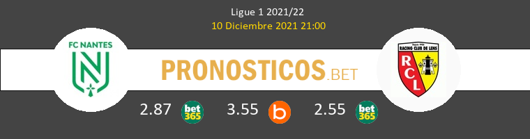 Nantes vs Lens Pronostico (10 Dic 2021) 1