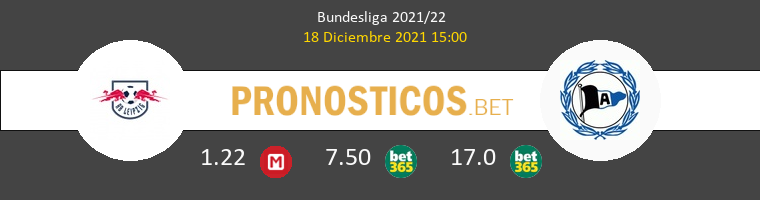 RB Leipzig vs Arminia Bielefeld Pronostico (18 Dic 2021) 1