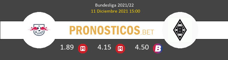 Red Bull Leipzig vs B. Mönchengladbach Pronostico (11 Dic 2021) 1