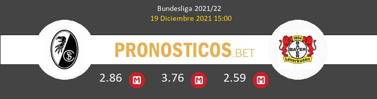 SC Freiburg vs Bayer Leverkusen Pronostico (19 Dic 2021) 1