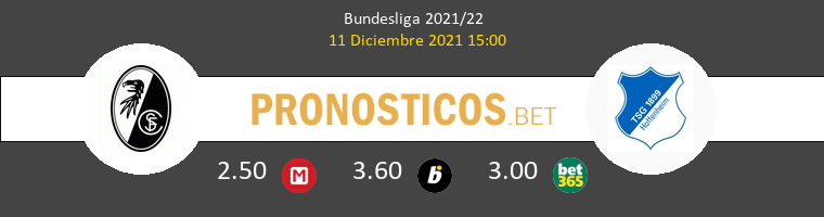 SC Freiburg vs Hoffenheim Pronostico (11 Dic 2021) 1