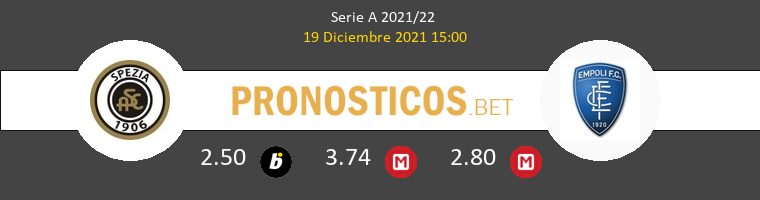 Spezia vs Empoli Pronostico (19 Dic 2021) 1