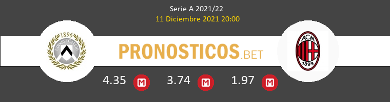 Udinese vs AC Milan Pronostico (11 Dic 2021) 1