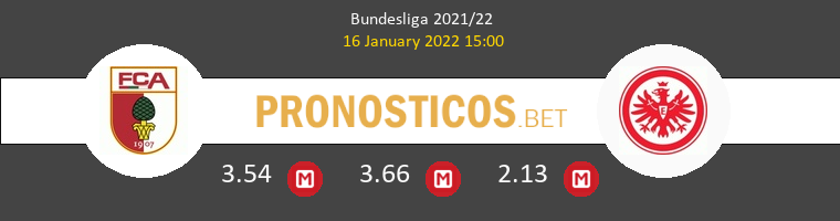 FC Augsburgo vs Eintracht Frankfurt Pronostico (16 Ene 2022) 1