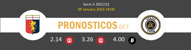 Génova vs Spezia Pronostico (9 Ene 2022) 1