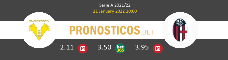 Hellas Verona vs Bologna Pronostico (21 Ene 2022) 1