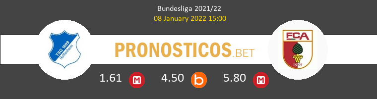 Hoffenheim vs FC Augsburg Pronostico (8 Ene 2022) 1