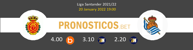 Mallorca vs Real Sociedad Pronostico (20 Ene 2022) 1