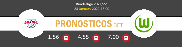 RB Leipzig vs Wolfsburg Pronostico (23 Ene 2022) 1