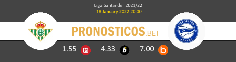 Real Betis vs Alavés Pronostico (18 Ene 2022) 1