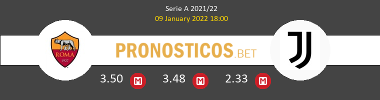 Roma vs Juventus Pronostico (9 Ene 2022) 1