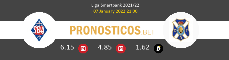 SD Amorebieta vs Tenerife Pronostico (7 Ene 2022) 1