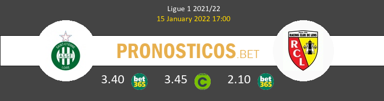 SaintvÉtienne vs Lens Pronostico (15 Ene 2022) 1