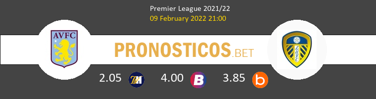 Aston Villa vs Leeds United Pronostico (9 Feb 2022) 1